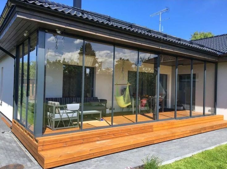 Zasklenie terasy – realizácia